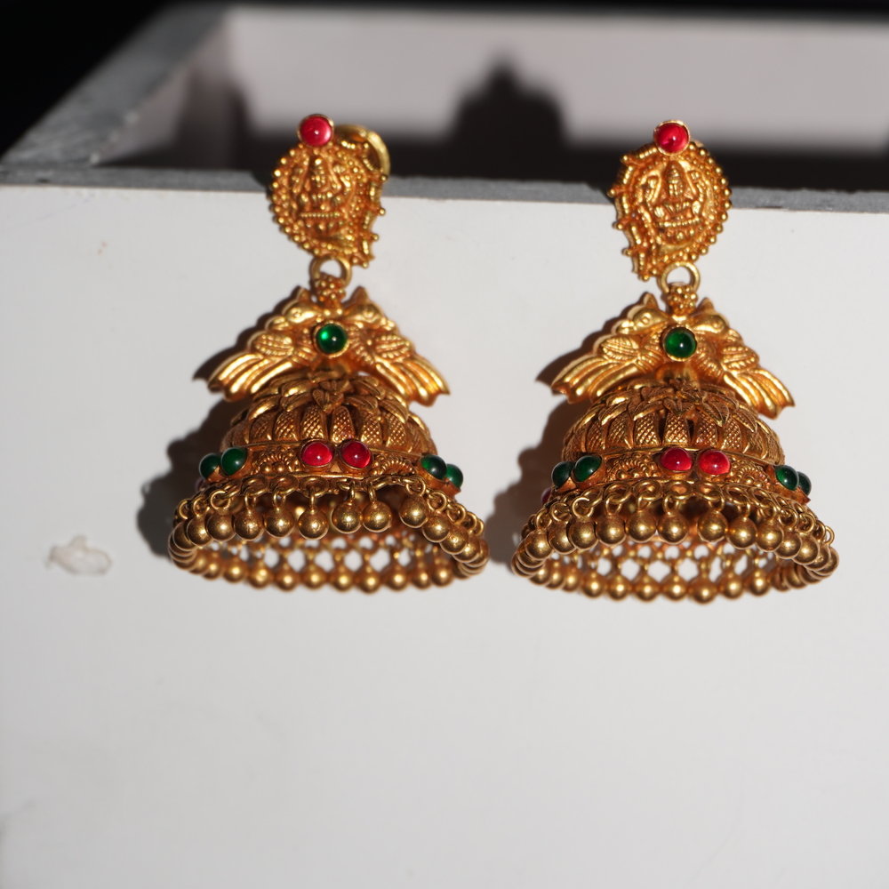 22K Gold Fancy Jhumkha