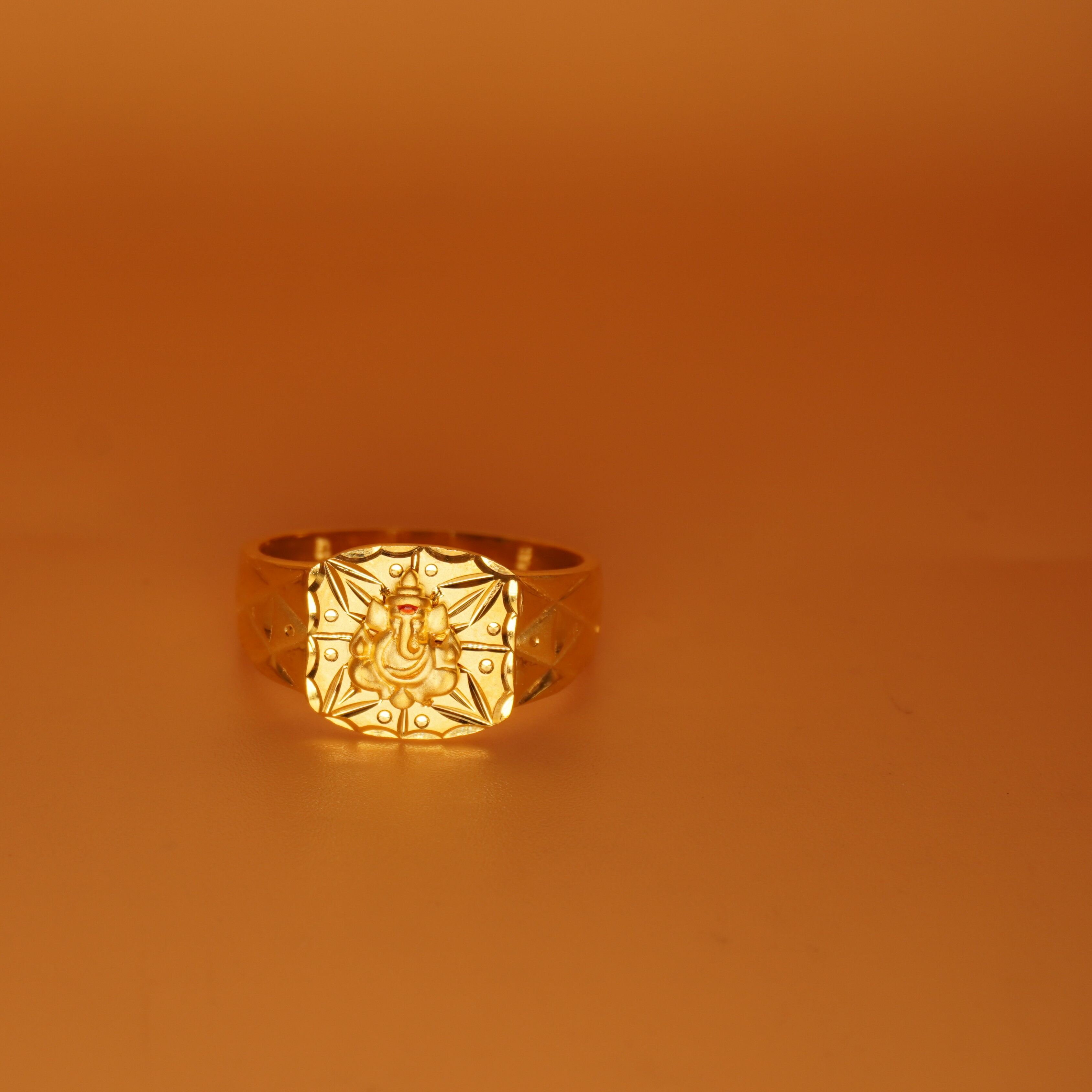 916 gold classic ring for men