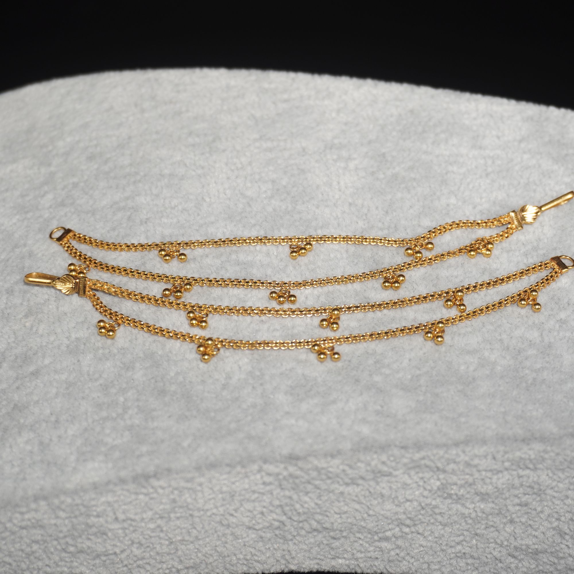 Gold Lightweight Plain Earrings 814R5