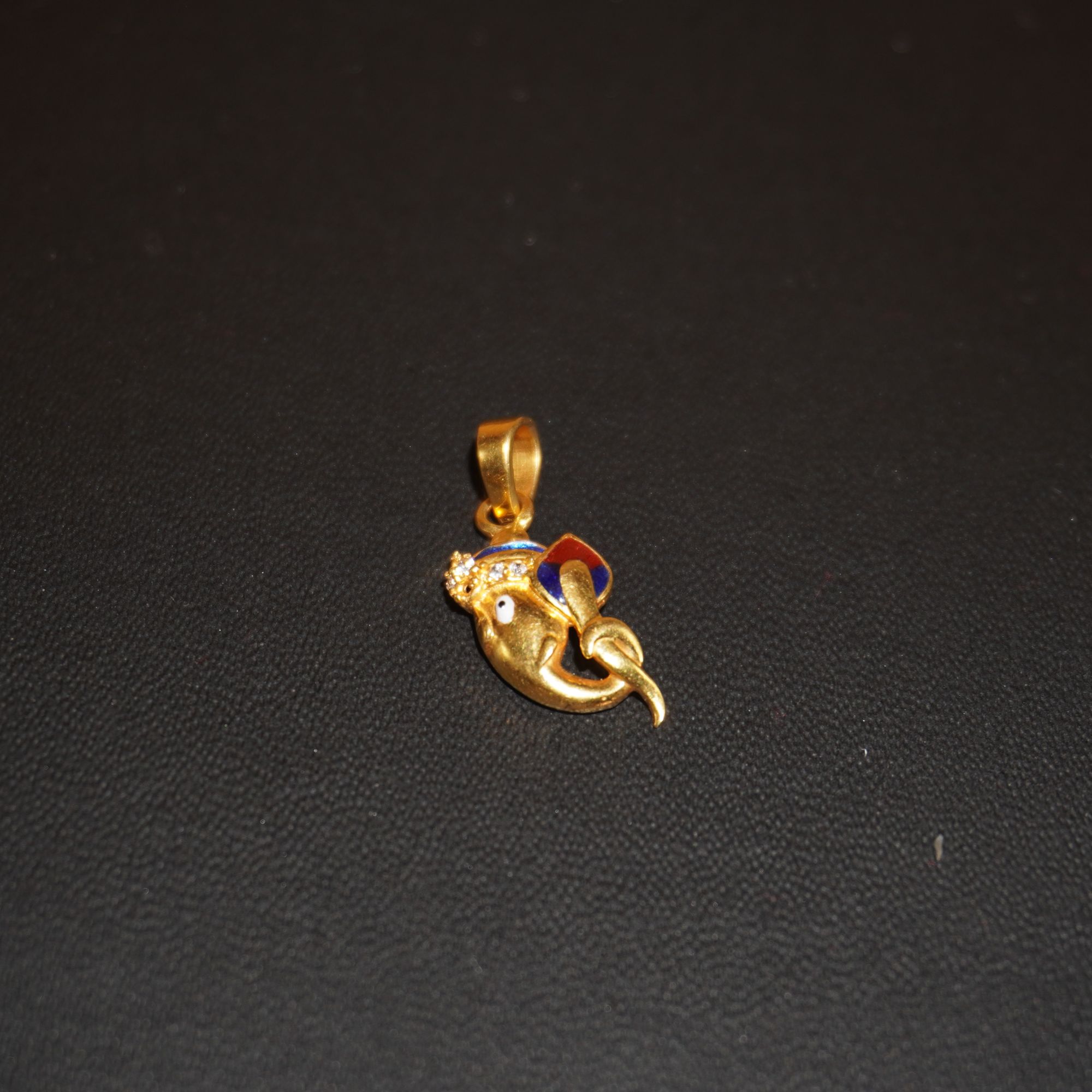 22k Gold Handmade Plain Pendants 736R30