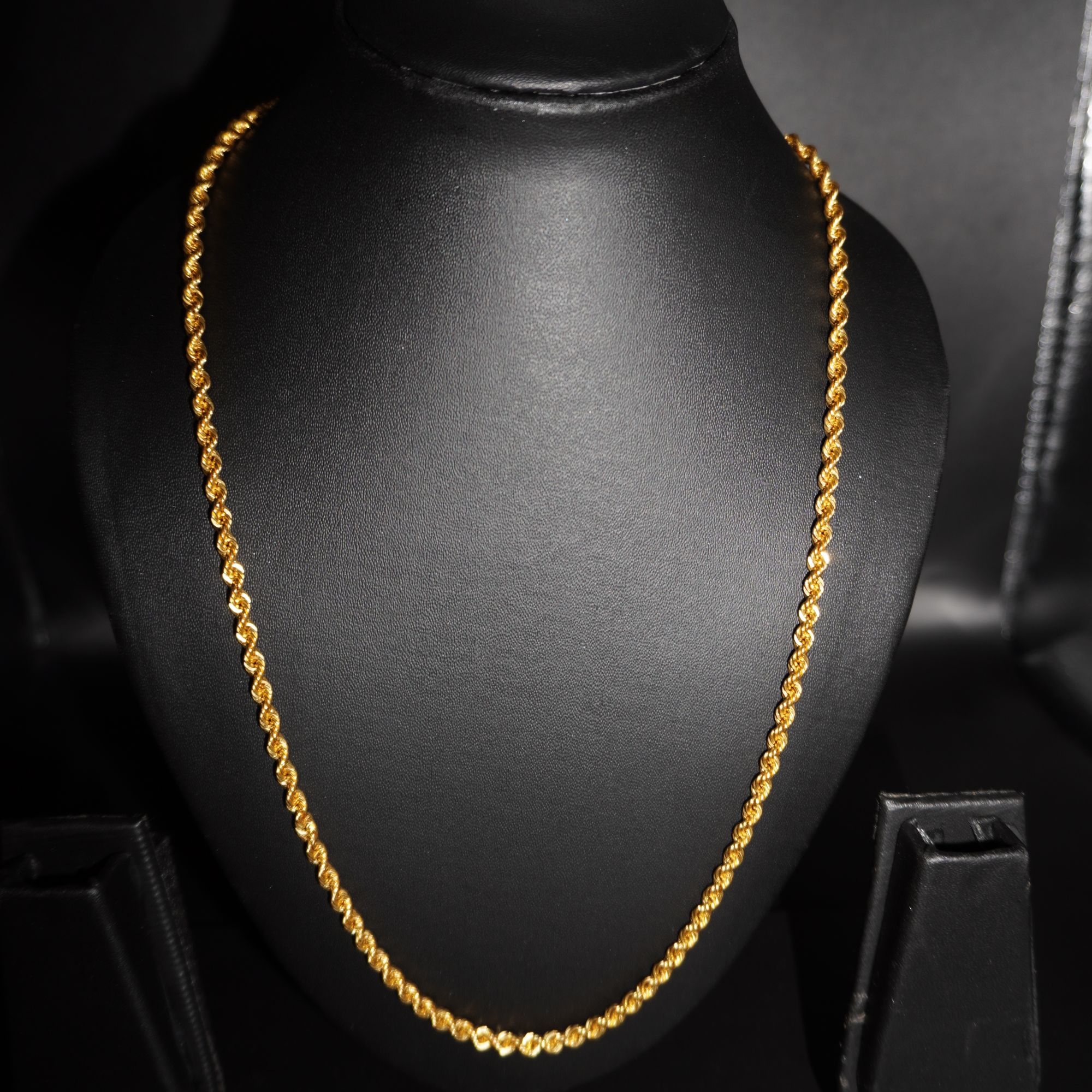 22k Gold Handmade Plain Chain 784R2