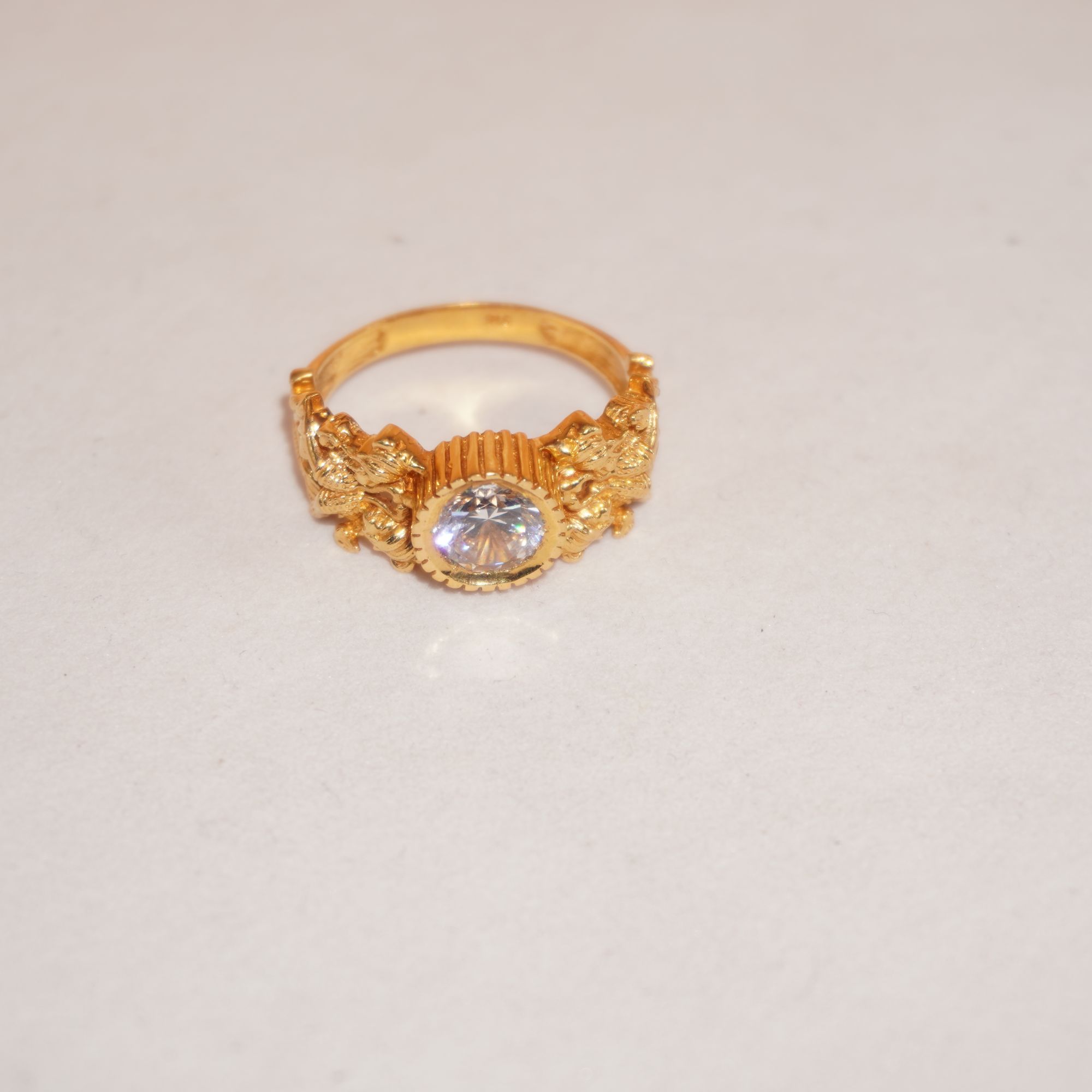 Gold Dazzling Design Rings 849R1