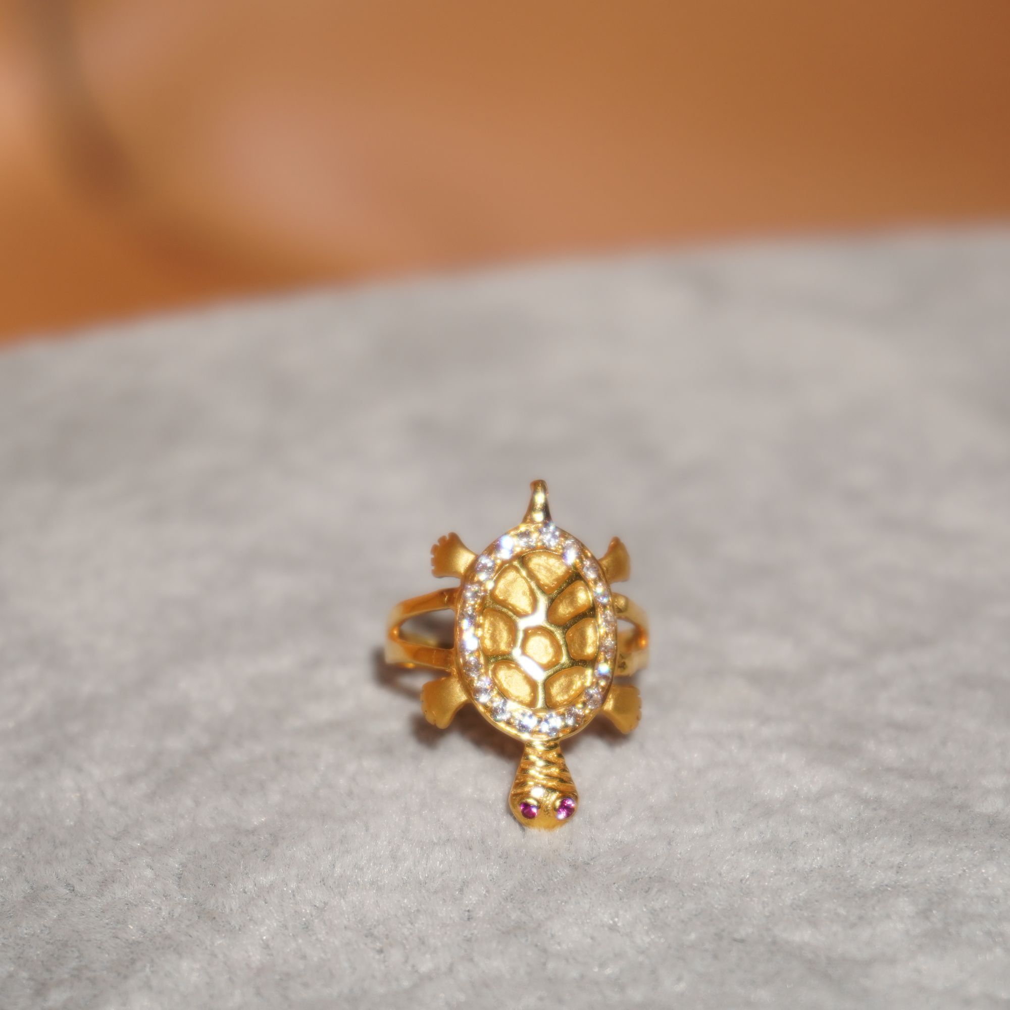 22k Gold Lightweight Plain Rings 821R2