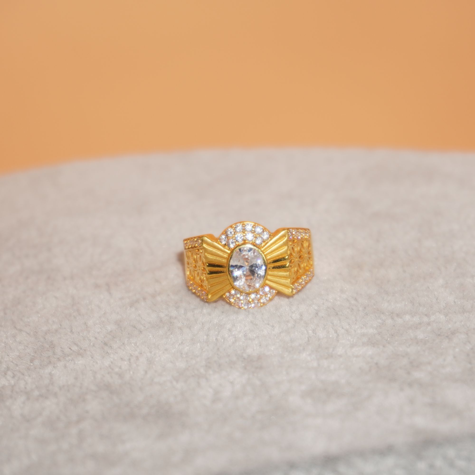 Gold Handmade Fancy Rings 520R2