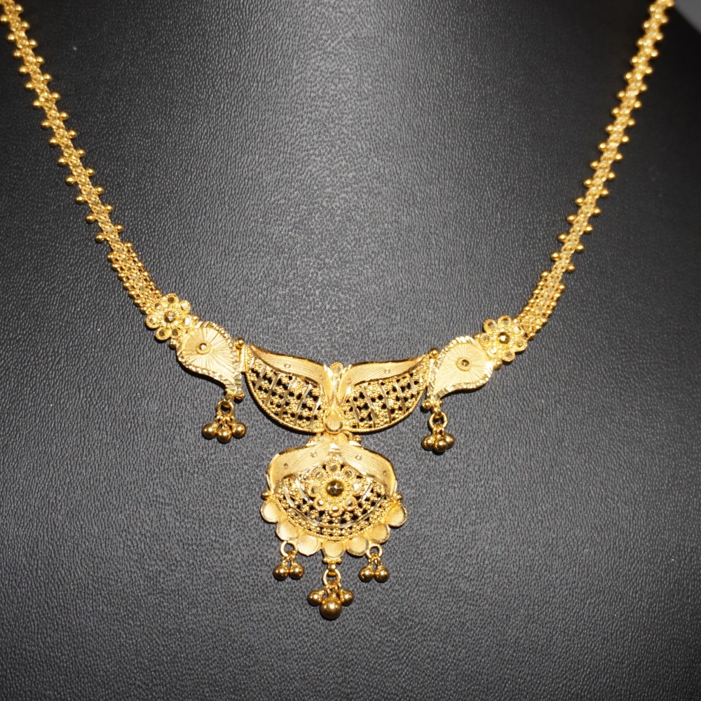 Gold Work Wear Necklace 1006R7