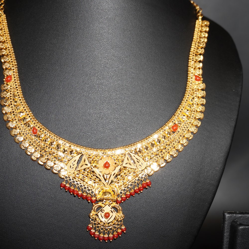 916 Gold Cocktail Necklace 64R197