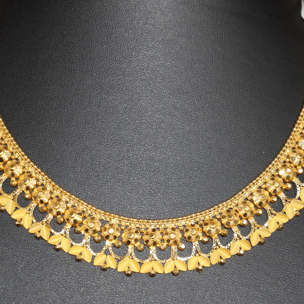 916 Gold Shining Necklace 1006R6