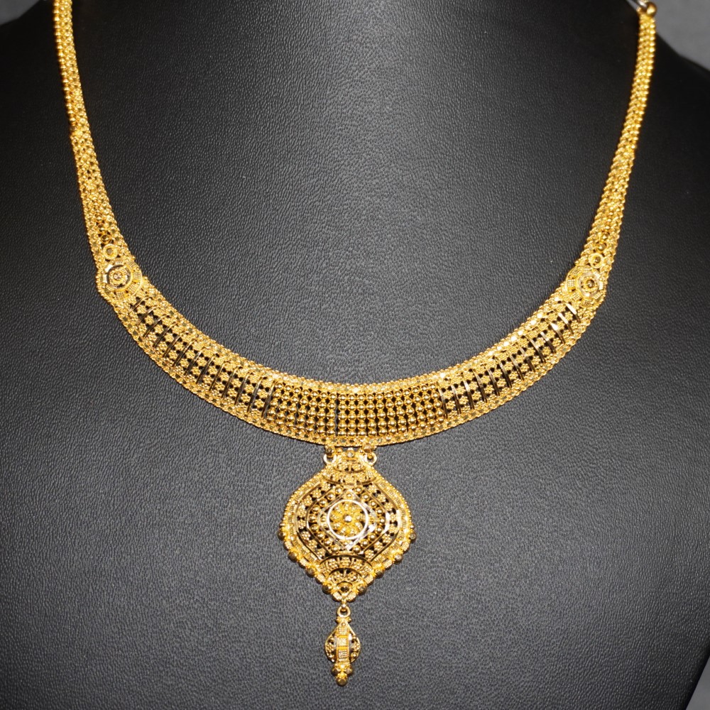 916 Gold Elegant Design Necklace 1006R13