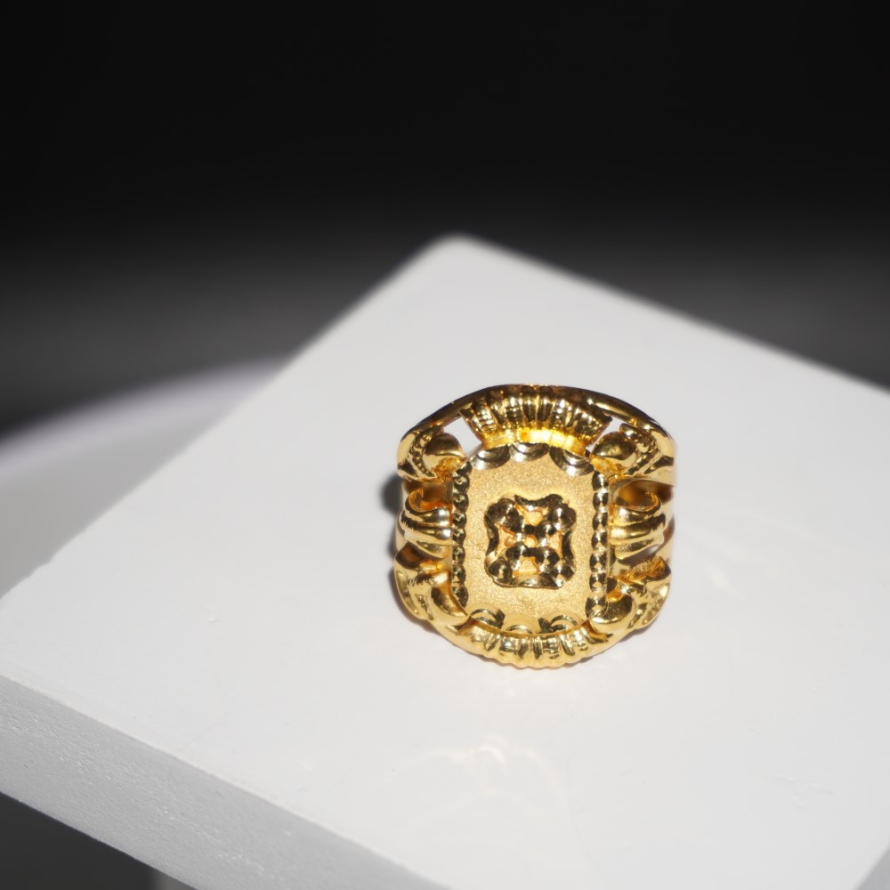 916 Gold Unique Rings 448R16
