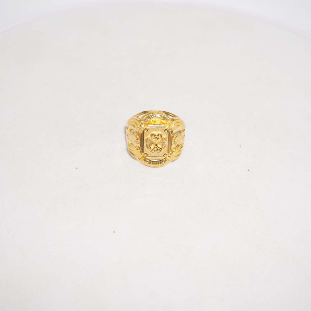 916 Gold Plain Rings 450R22