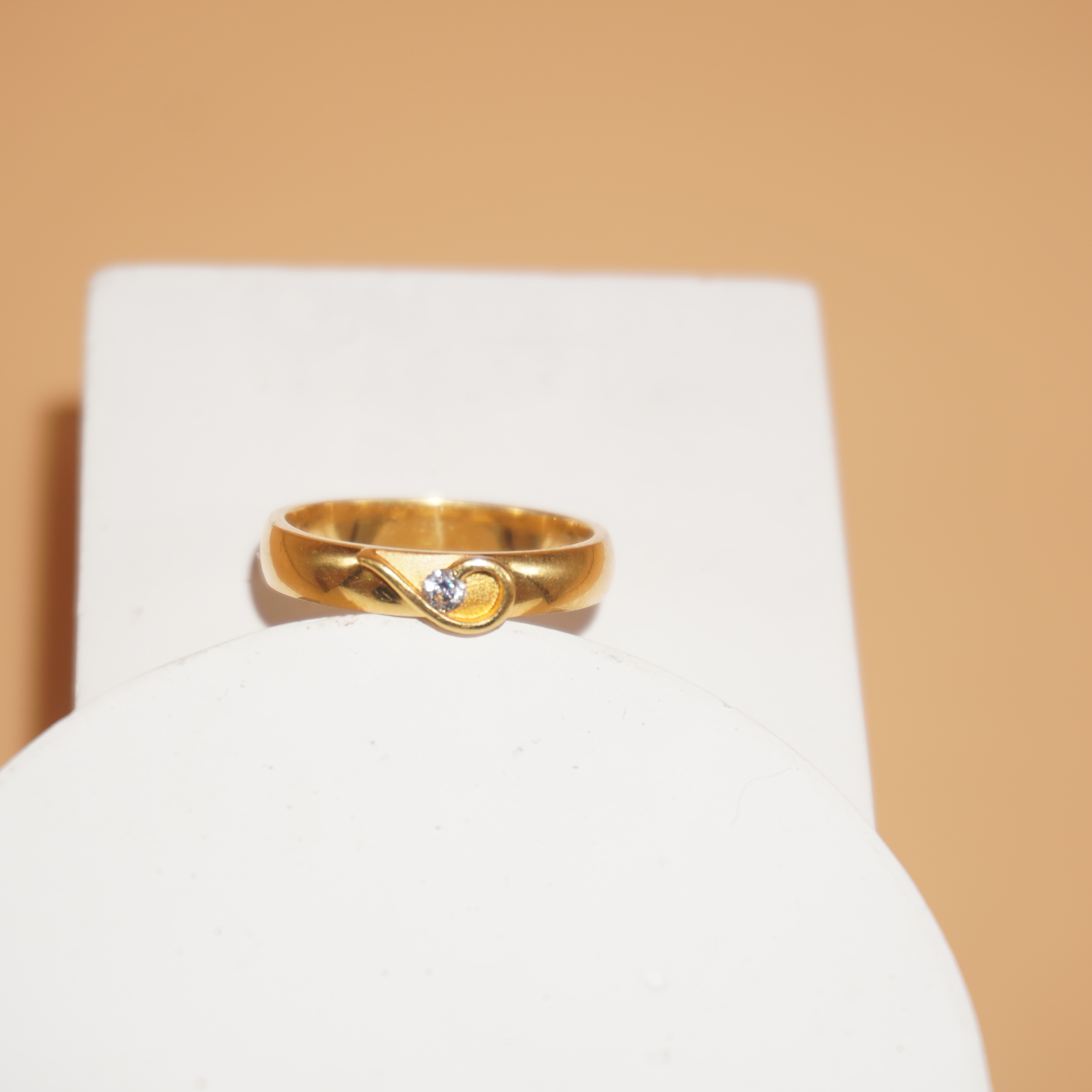 22k Gold Beautiful Plain Rings 828R2