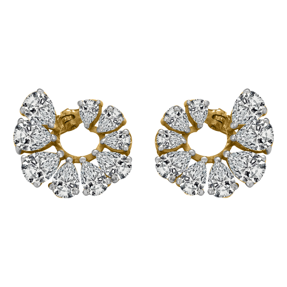 Diamond Gold Delight Earrings MDER147