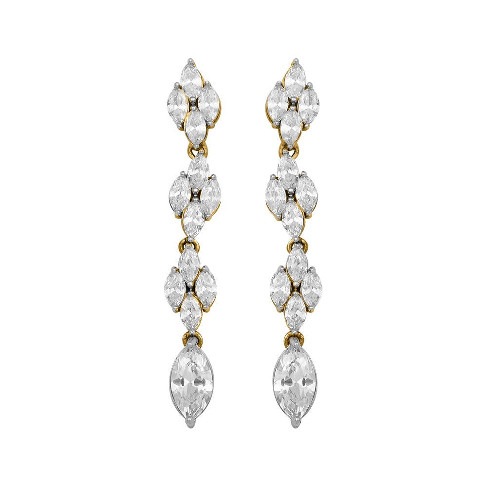 Diamond Gold Designer Earrings MDER140