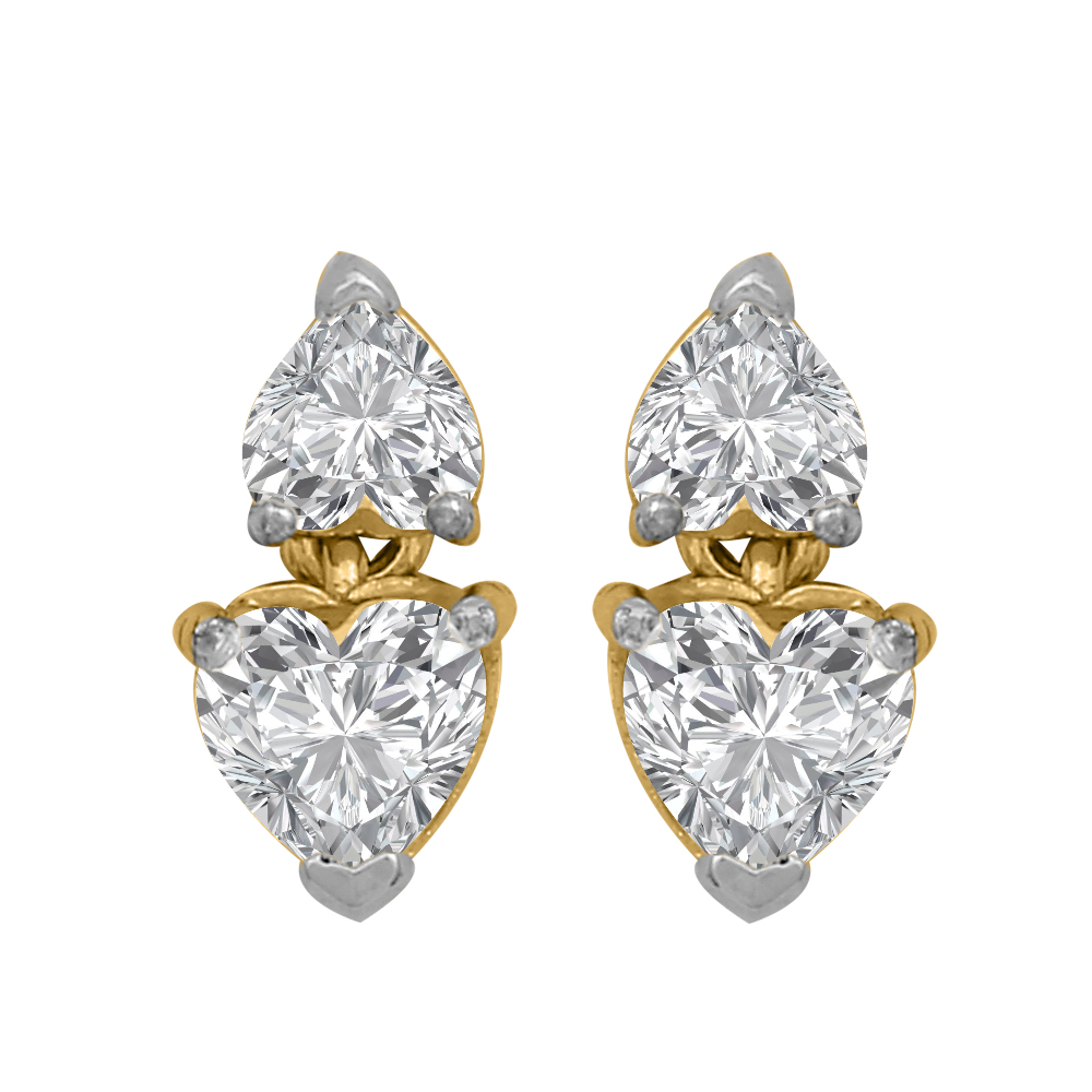 Diamond Gold Modern Earrings MDER107