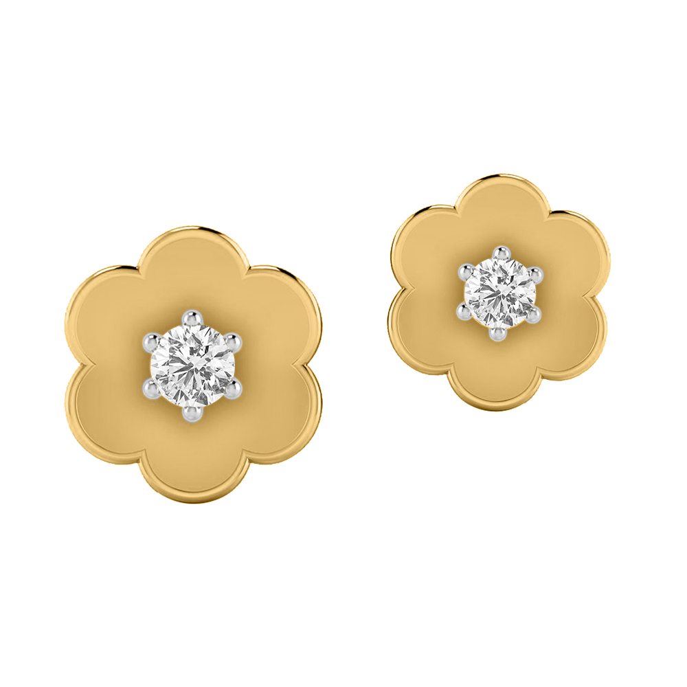 Diamond Elegant 14K Gold Earrings MDER19