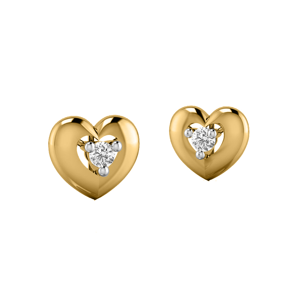 Diamond Work Wear 14K Gold Earrings MDER14