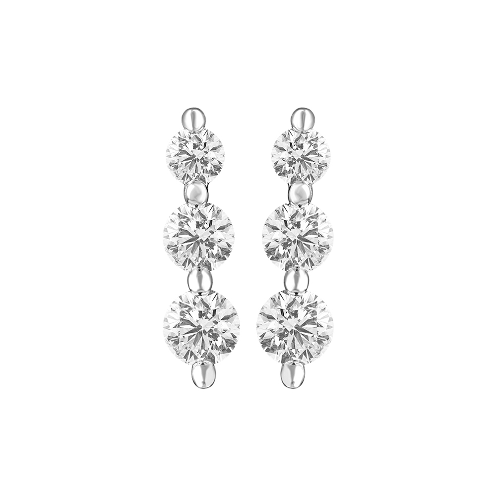 Diamond Classic 14K Gold Earrings MDER10