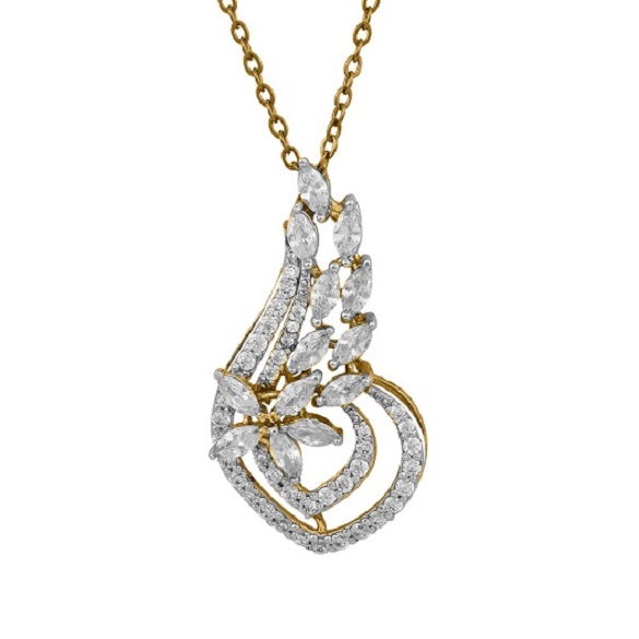 Diamond Gold Antique Pendants MDP162