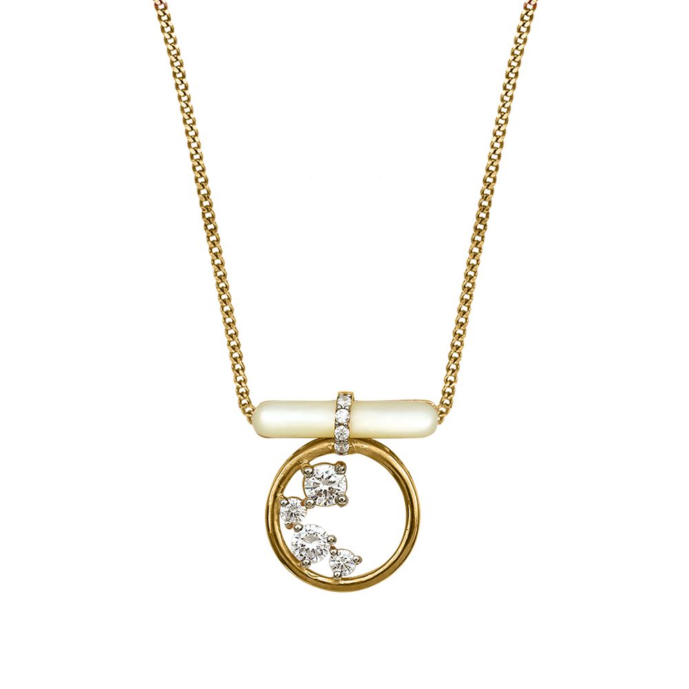 Diamond Gold Cocktail Pendants MDP160