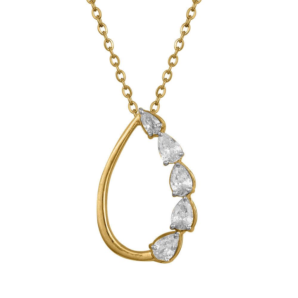 Diamond Gold Shining Pendants MDP140