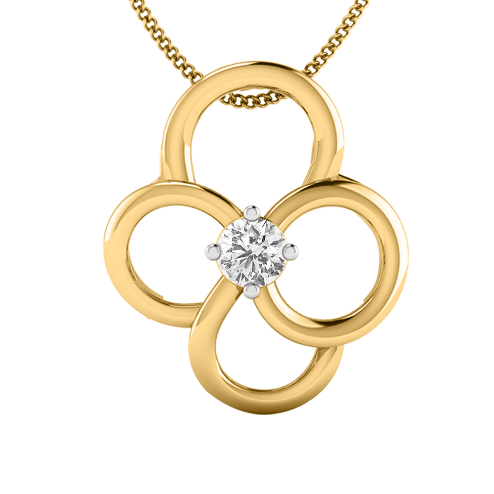 14k Diamond Delight Gold Pendants MDP42