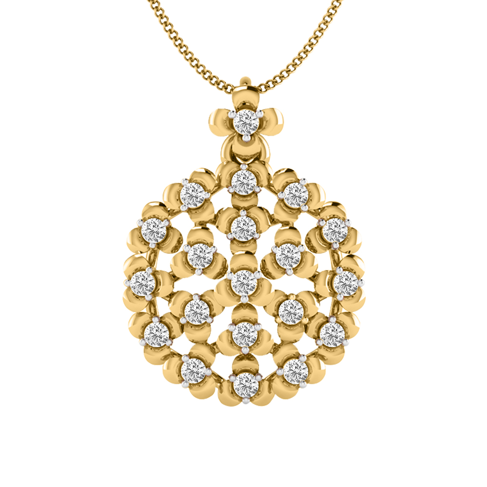 14k Diamond Royal Gold Pendants MDP41
