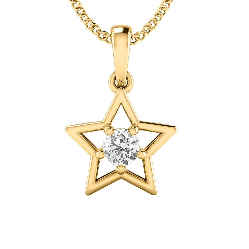 14k Diamond Fine Design Gold Pendants MDP36