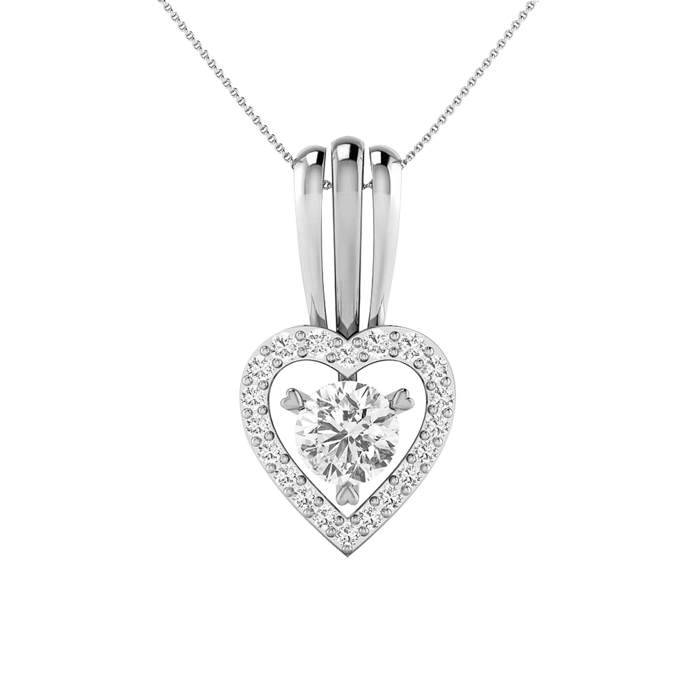 14k Diamond Pretty Gold Pendants MDP24