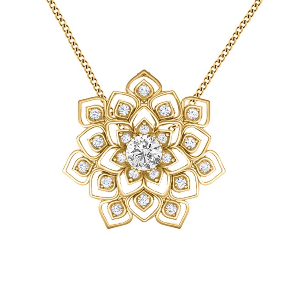 14k Diamond Work Wear Gold Pendants MDP13