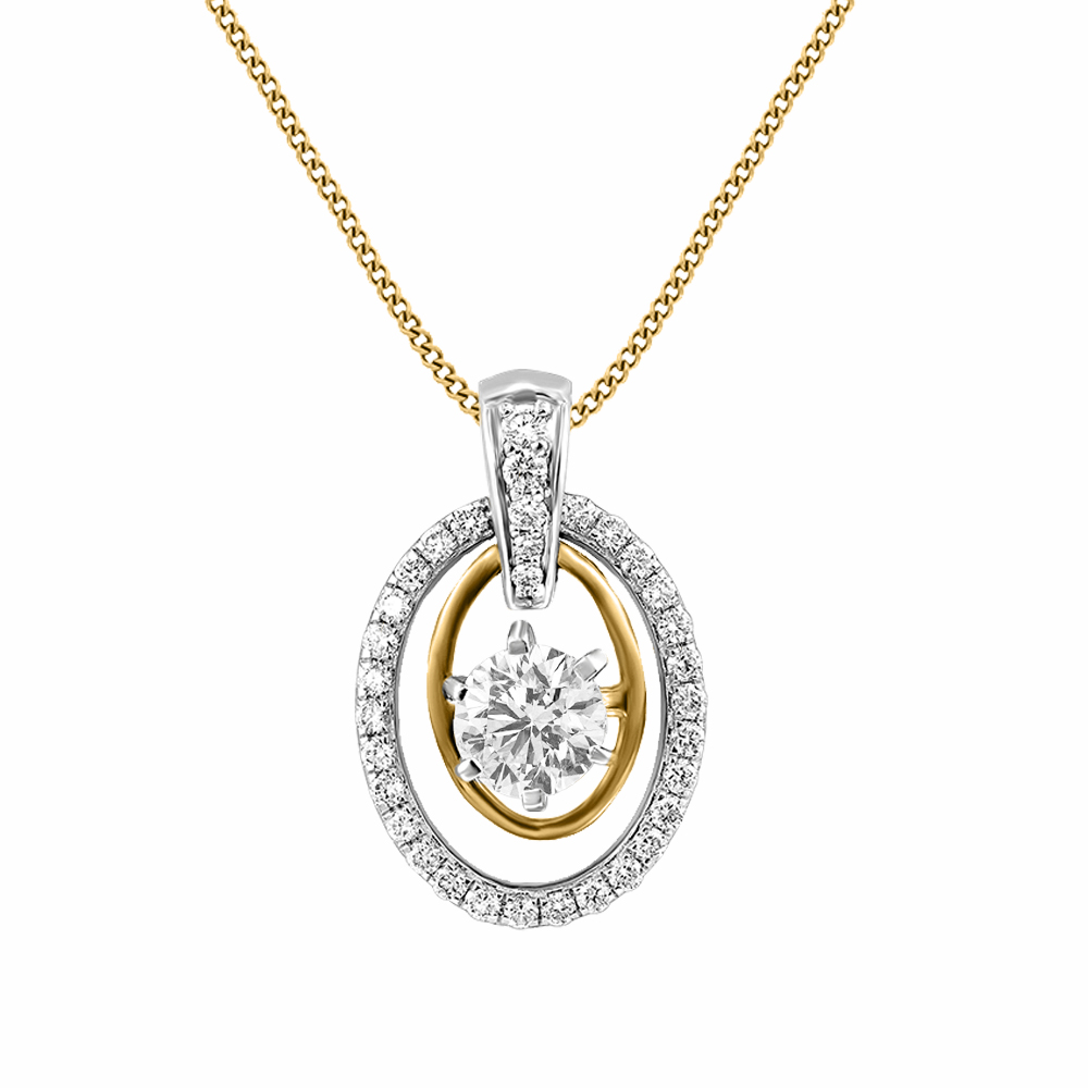 14k Diamond Fancy Gold Pendants MDP3