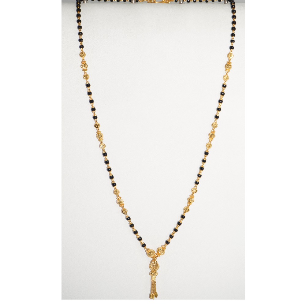 22kt gold fancy mangalsutra for women