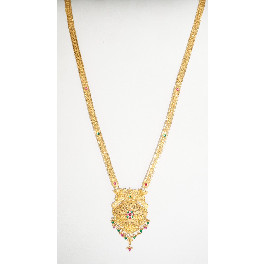 22k gold necklace design for women