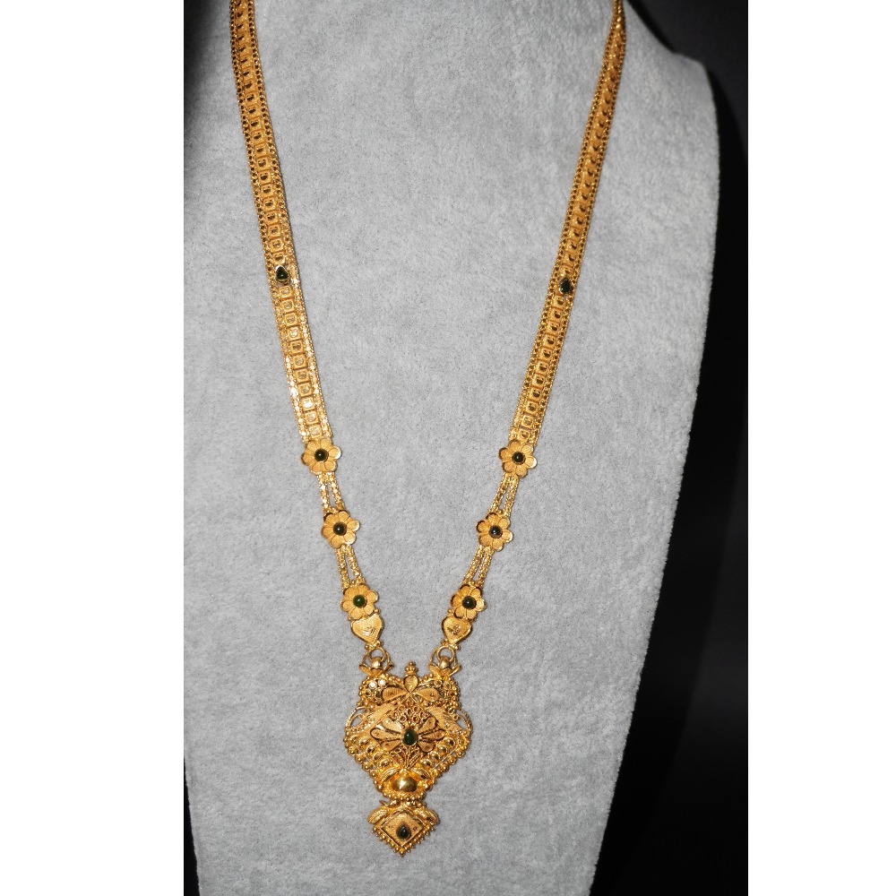 22kt gold fancy handmade necklace for women