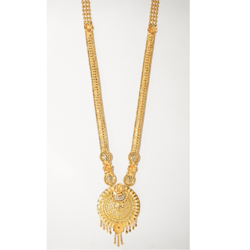 22k yellow Gold long hara for women