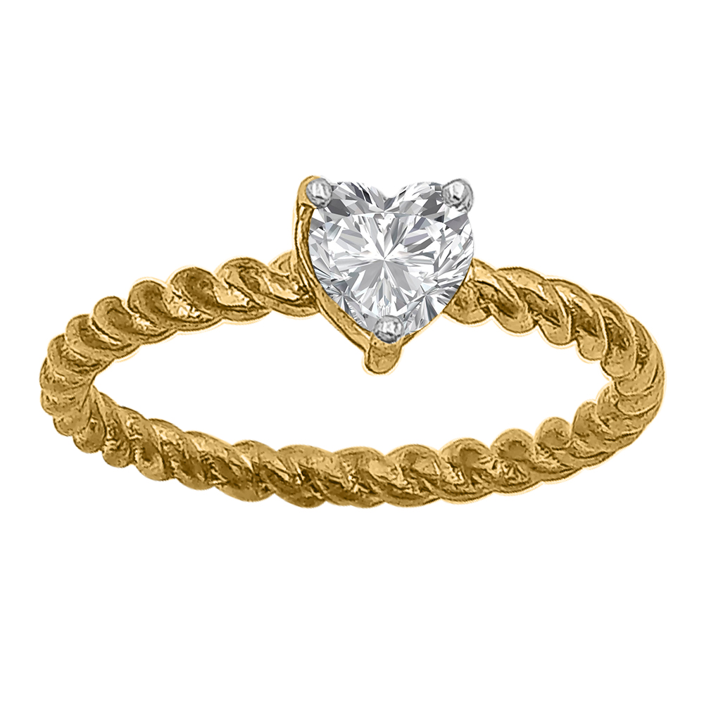 Gold Diamond Fancy Ring MDR172