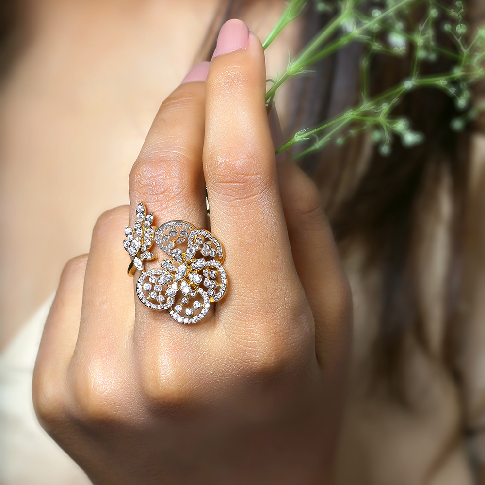 Diamond Unique Design Ring MDR129