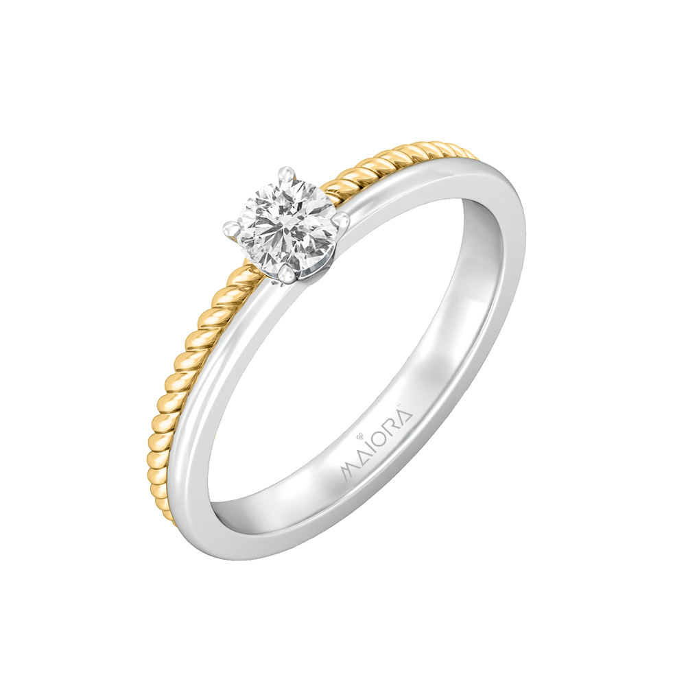 Diamond Simple Ring MDR103
