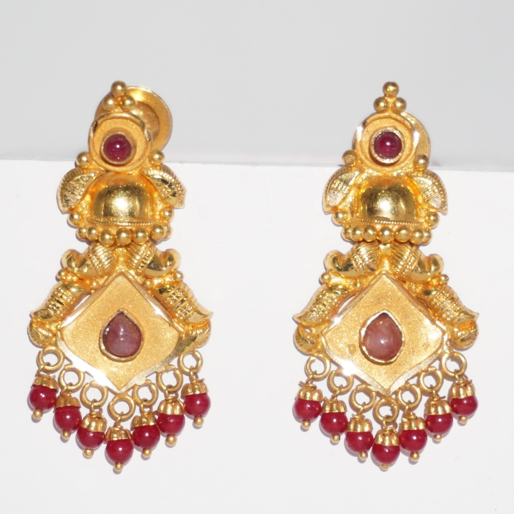 916 gold earrings for women