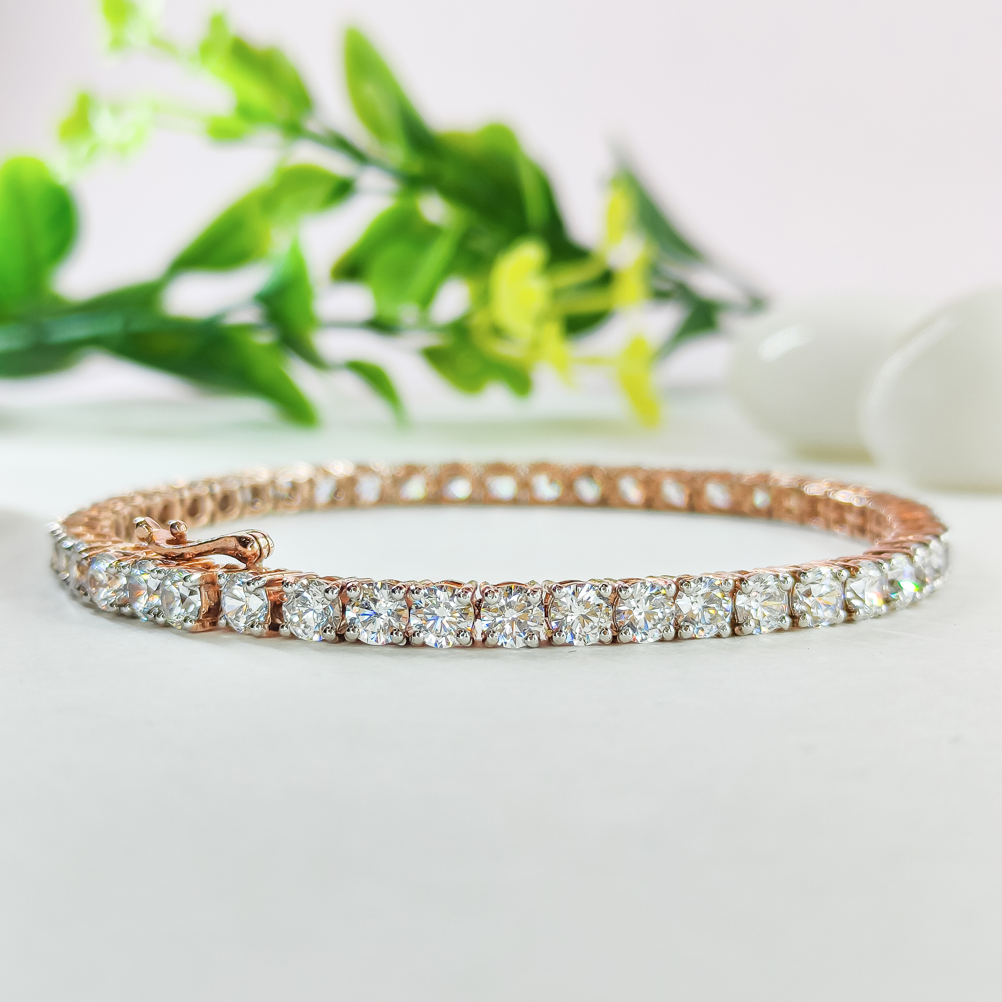 Fancy Round Diamond Bracelet