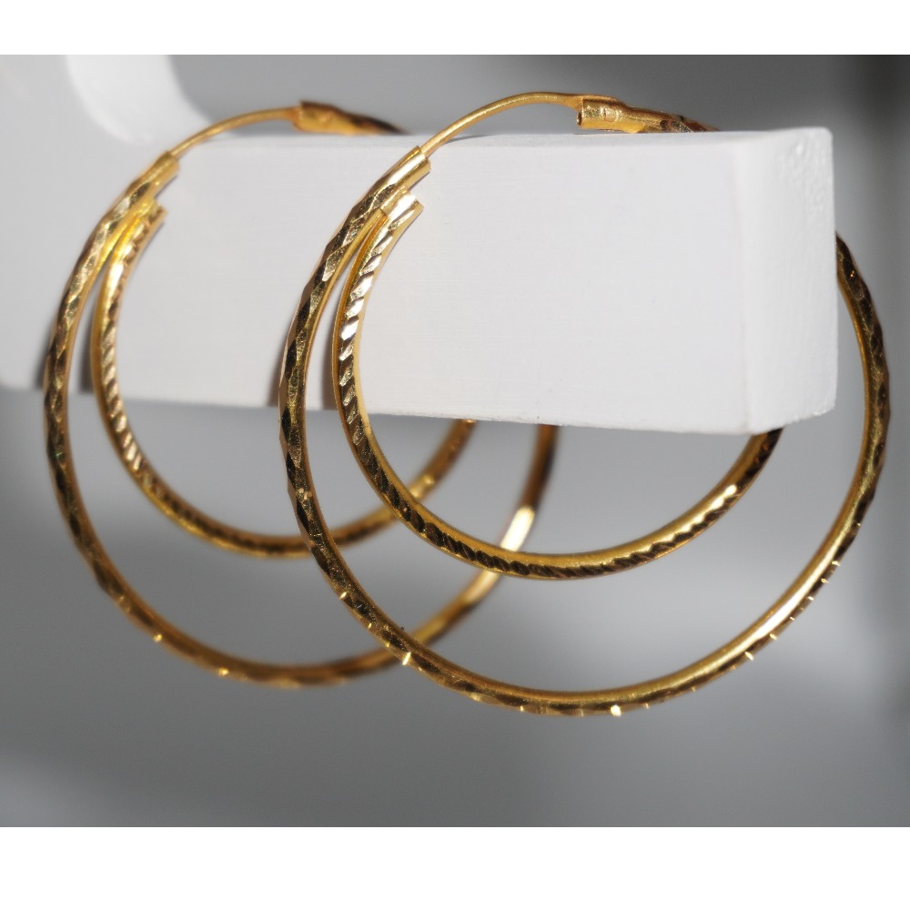 916 gold Pretty earrings for ladies