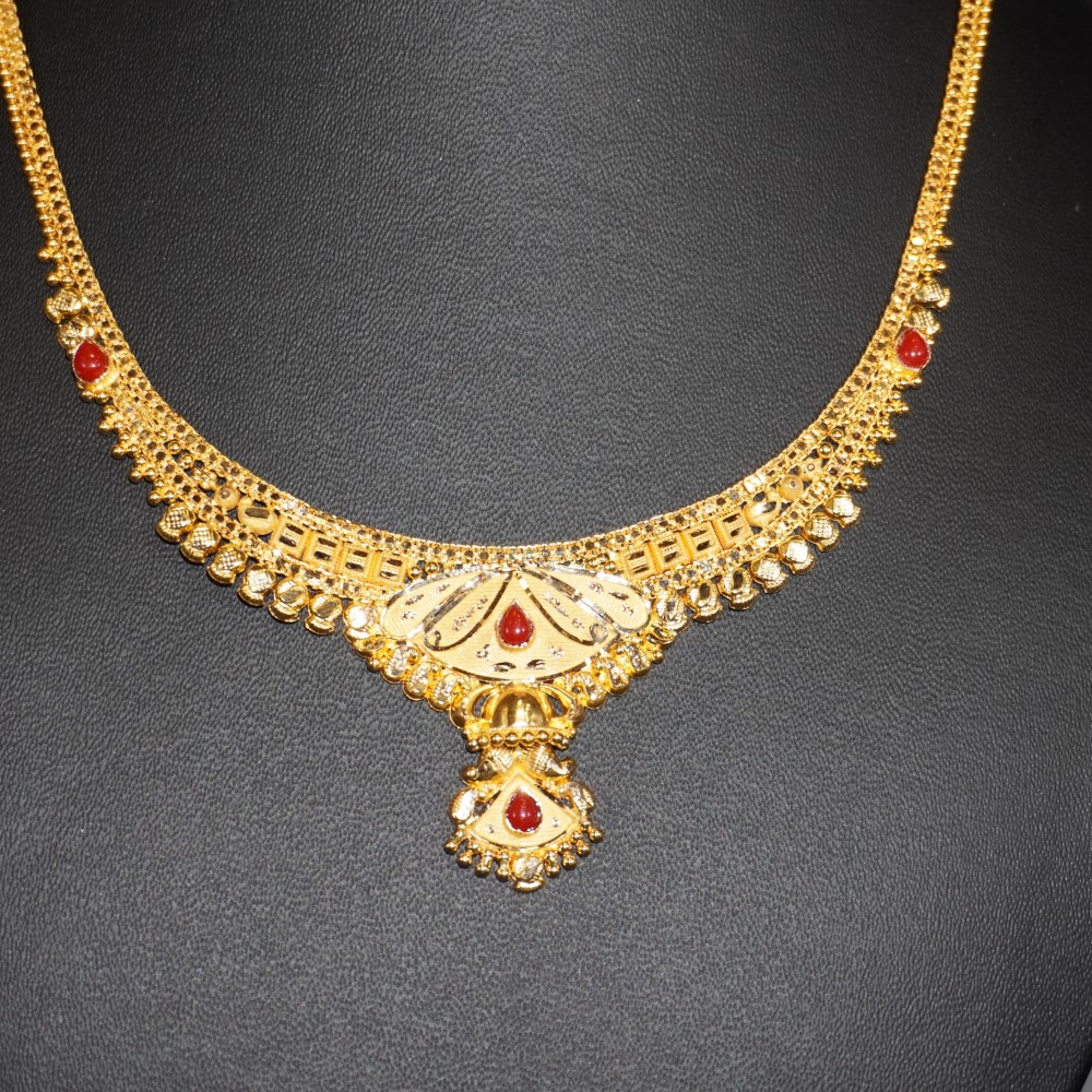 916 Gold Beautiful Necklace 64R220