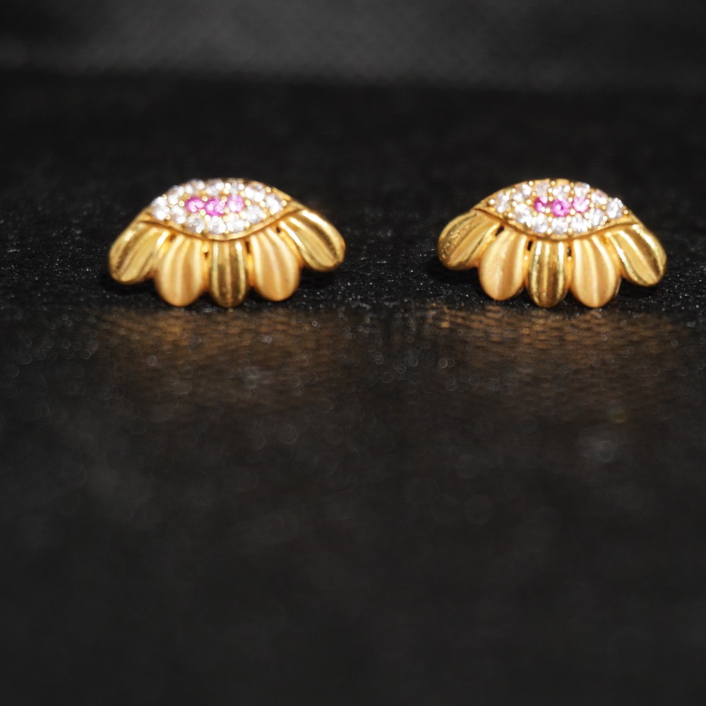 Fancy 22k Gold Earrings
