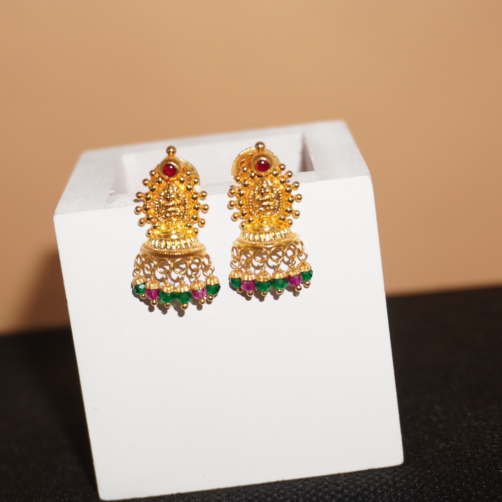 916 Gold Earrings 1201r3