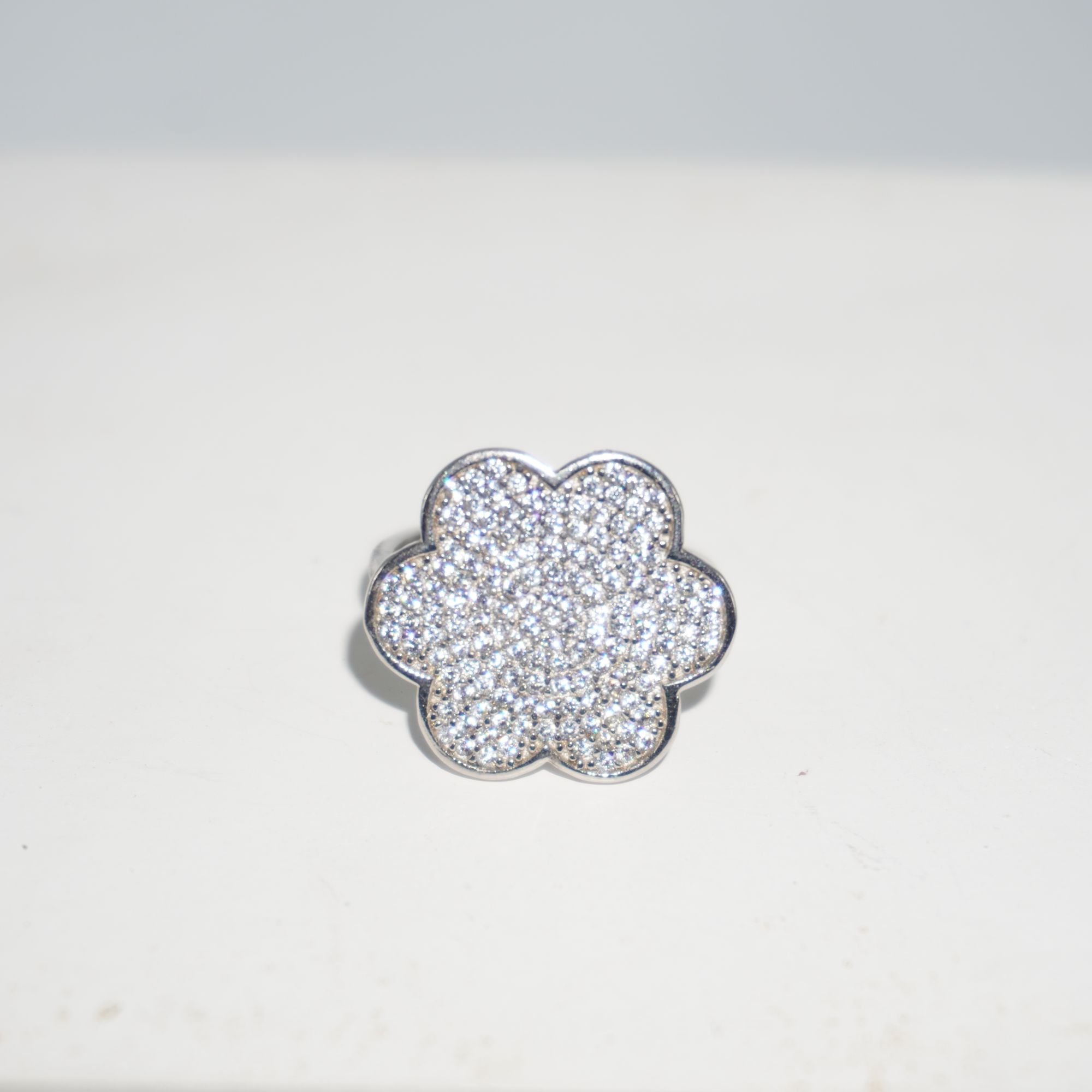 925 Silver Modern Plain Gold Ring 711R1