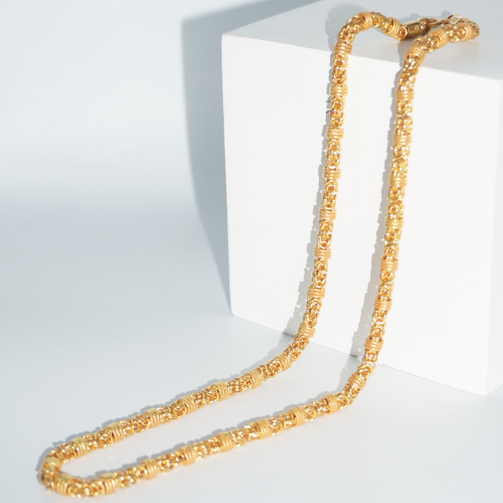 916 Gold Fancy Gents chain