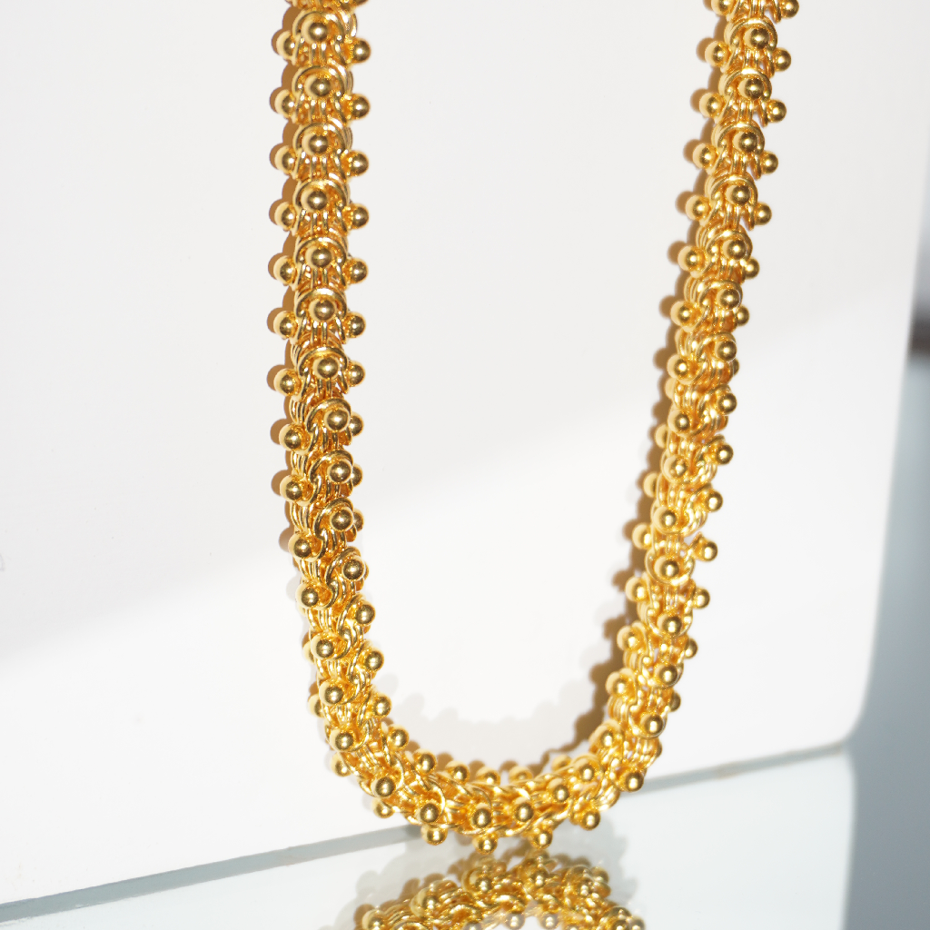 22k Gold Fancy Gents Chain