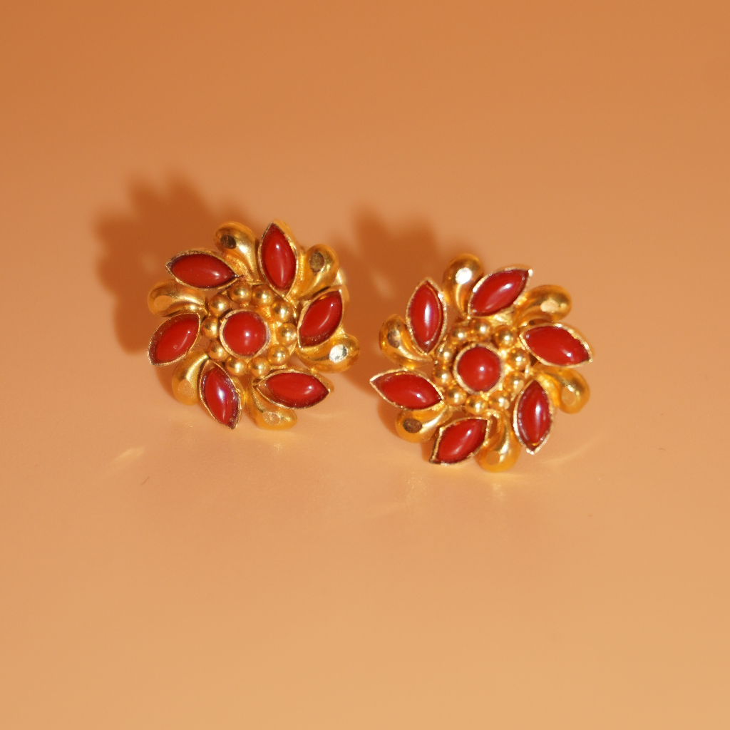 22k Yellow Gold Earrings