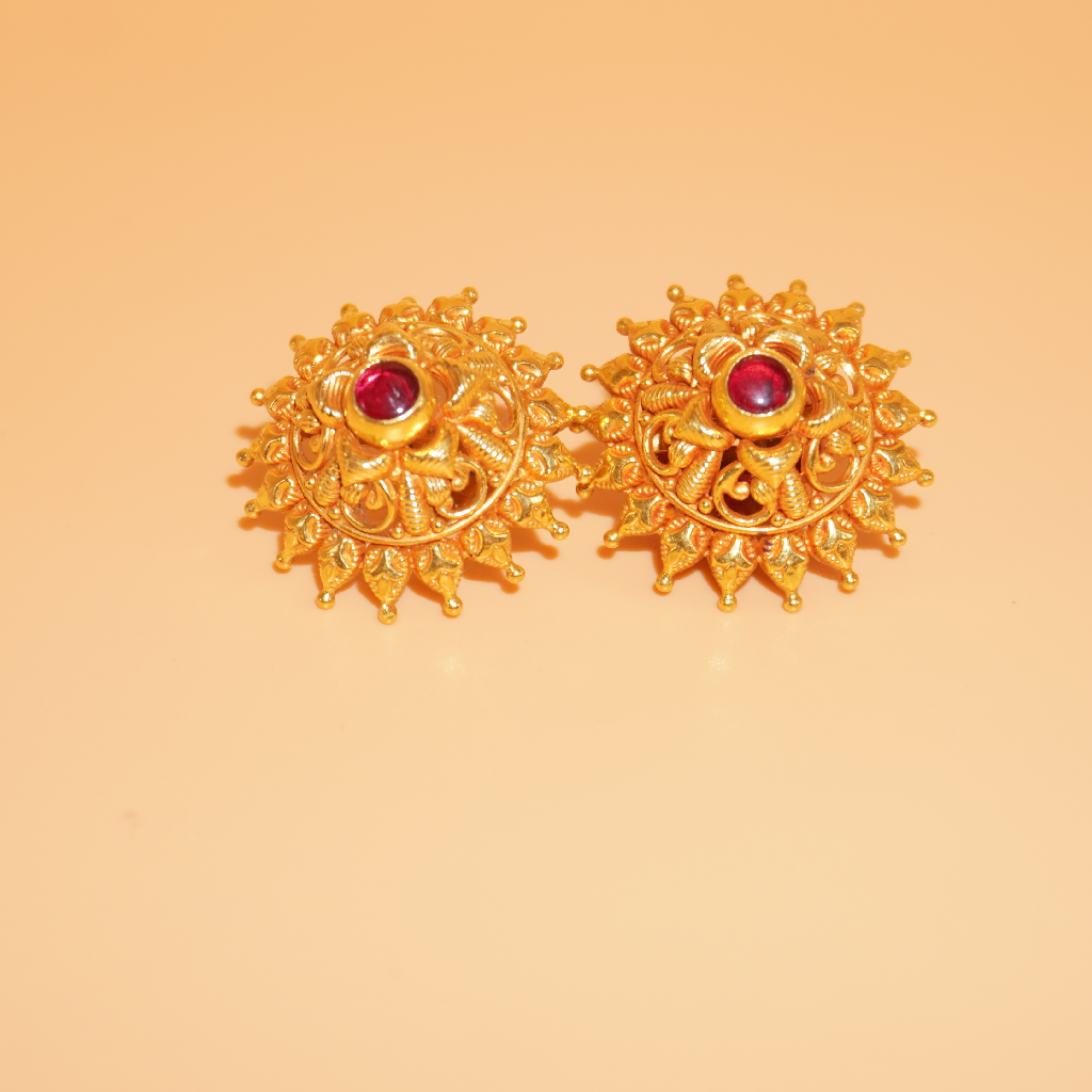 22k Gold Antique Earrings