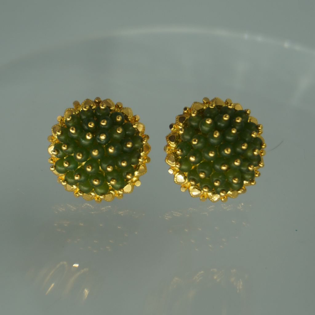 916 Gold Fancy Earrings