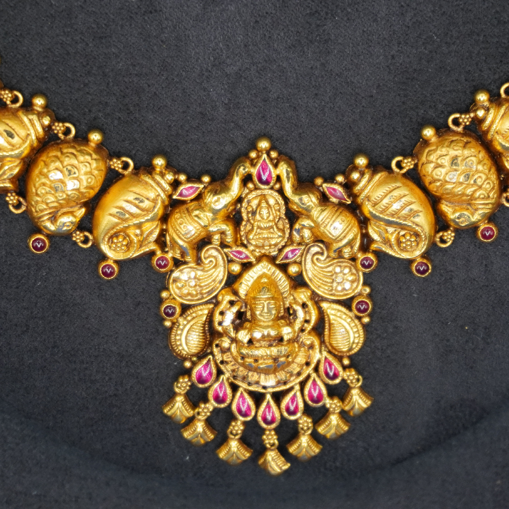 22k Gold Temple Necklace